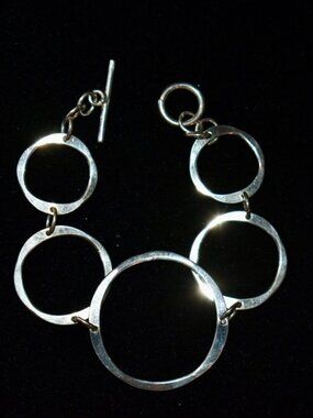 Mexican Silver Loop Bracelet